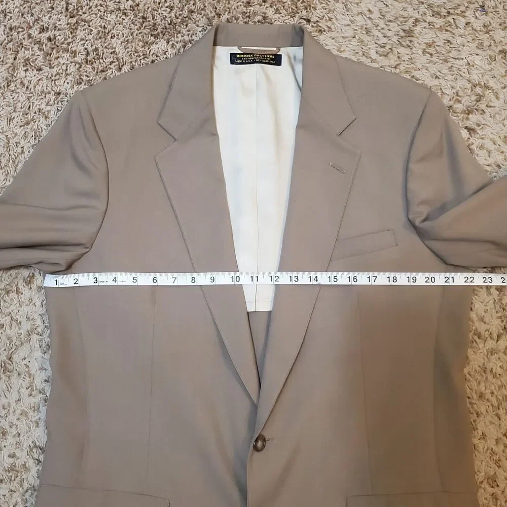 Brooks Bothers Classic Brown Blazer‎ Made In The USA